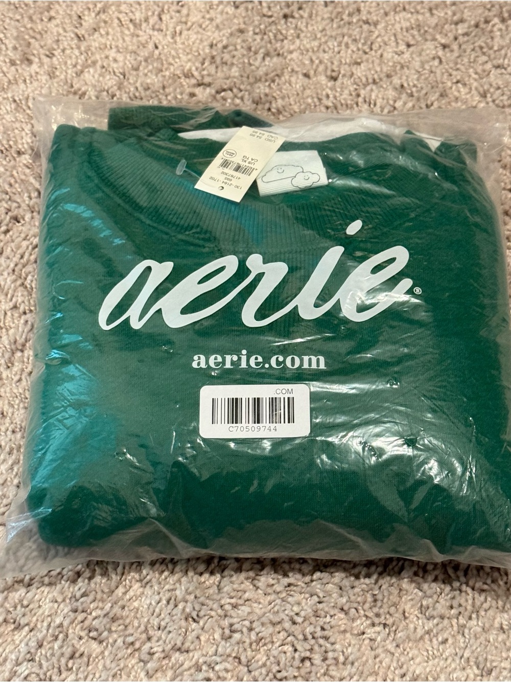 NWT OFFLINE By Aerie Cloud Fleece Cropped Crewneck Sweatshirt